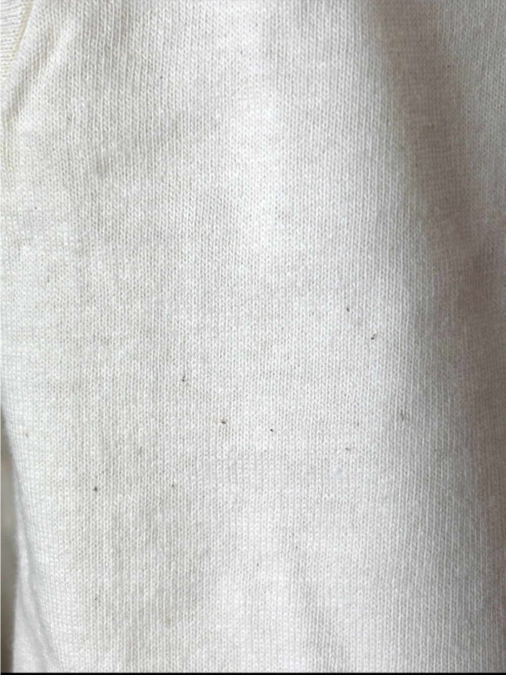 NWT Long Sleeve Natural Cotton Tee with Multicolor Floral Ink Print Not Bleached - Picture 5 of 5